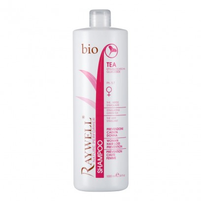  Шампунь проти випадіння волосся у жінок Raywell Bio Tea Shampoo, 1000 мл 